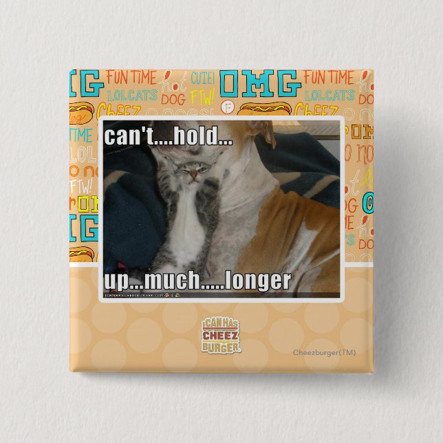 Kan inte rymma upp mycket Longer Knapp (Framsida)