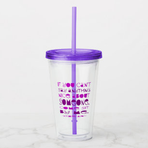 Kan inte säga något trevligt Kom sitta bredvid mig Take Away Mugg