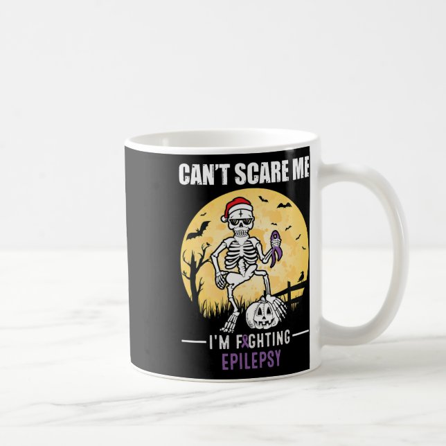 Kan inte Skrämma Me- Epilepsy Awareness Supporter  Kaffemugg (Höger)