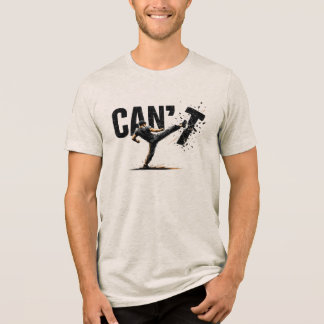 Kan inte sluta kämpa kampsport kickboxning t shirt