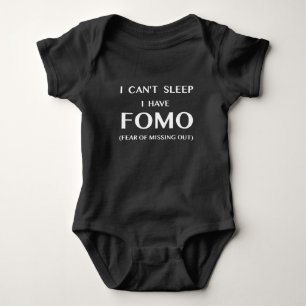 Kan inte sova mig har bodysuiten för babyen för tröja