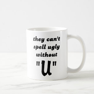Kan inte stava ful rolig mugghumor kaffemugg