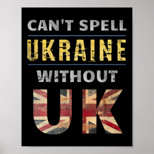 Kan inte stava Ukraina utan Storbritanniens stöd f Poster