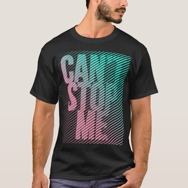 Kan inte stoppa mig t shirt (Framsida)