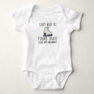 Kan inte vänta att figur skridskoåkning som Mamma T Shirt