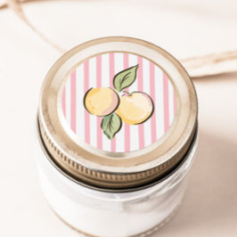 Kan inte vänta att krama dig | Citrus Baby Shower Runt Klistermärke