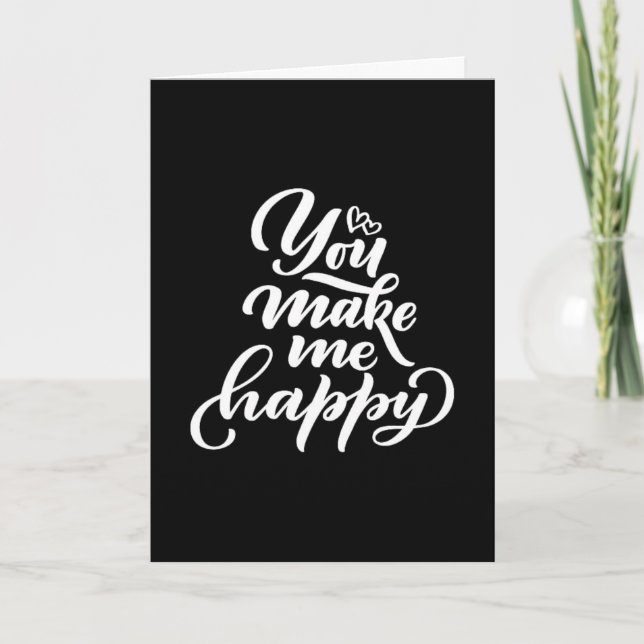 KAN INTE VÄNTA MED ATT BÖRJA LIVET SOM MAKE & WIFE KORT (Framsida)