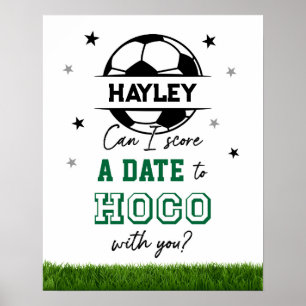 Kan jag ange ett datum till hemmet för fotboll poster
