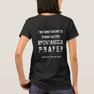 Kan jag be för dig Spontan bön Kristendom T Shirt