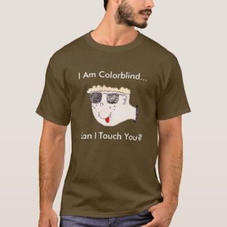 "Kan jag den colorblind förmiddagen… I-handlag Tee Shirt
