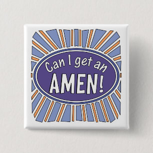 Kan jag få en AMEN? Knapp