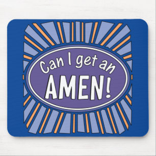 Kan jag få en AMEN? Musmatta