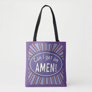 Kan jag få en AMEN? Tygkasse