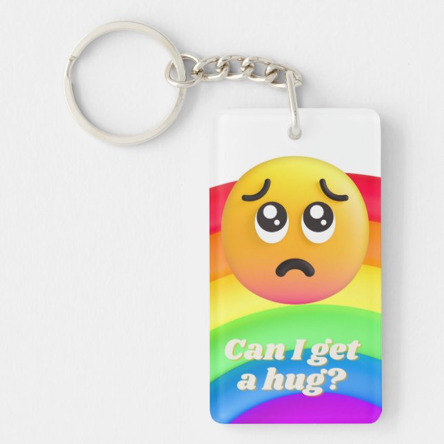Kan jag få en kram? nyckelring (Framsidan)