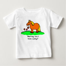 Kan jag få en Pony Cute Tecknad? T Shirt