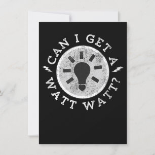 Kan jag få en Watt-funny Älskare Electrician Ingen Inbjudningar