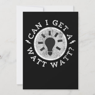 Kan jag få en Watt-funny Älskare Electrician Ingen Inbjudningar