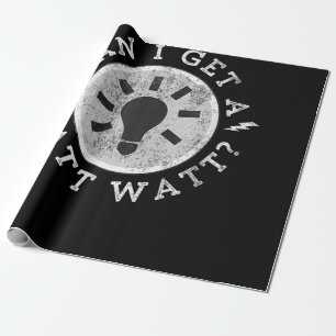 Kan jag få en Watt-funny Älskare Electrician Ingen Presentpapper
