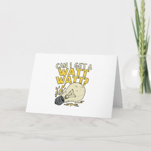 Kan jag få en watt-watt? Elektriskt gift Kort