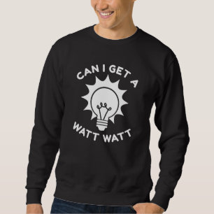 Kan jag få en Watt Watt Lång Ärmad Tröja