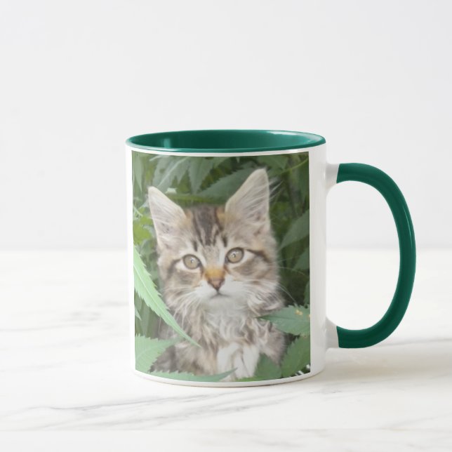Kan jag få lite kaffe? PURR-TY, snälla! Mugg (Höger)