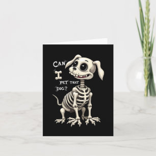 Kan jag få tag i Hund Skeleton Halloween-gåvor? Kort