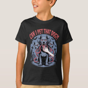 Kan jag få tag på Hund Cerberus Horror Halloween H T Shirt