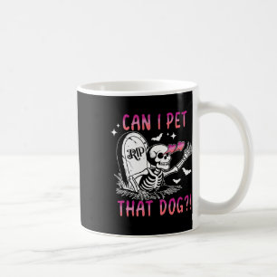 Kan jag få tag på Hund Skeleton Halloween? Kaffemugg