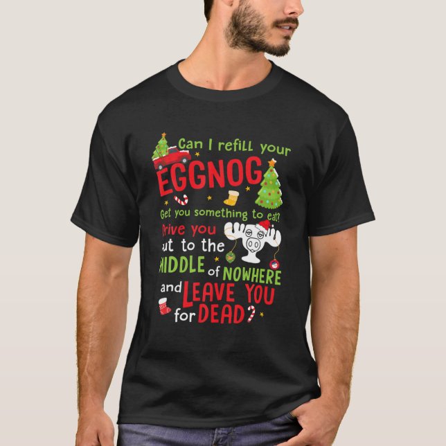 Kan jag fylla din påk - en fin jultomte? t shirt (Framsida)