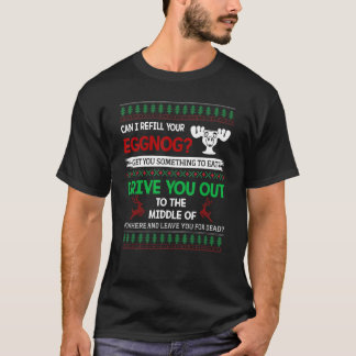 Kan jag fylla upp din uteggande julkvaceringsoffer t shirt