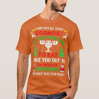 Kan jag fylla upp din uteggande julkvaceringsoffer t shirt