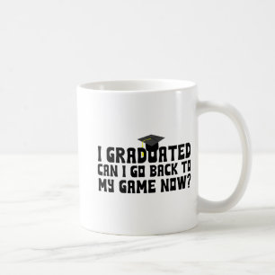 Kan jag gå tillbaka till mitt spel nu skolnummer? kaffemugg