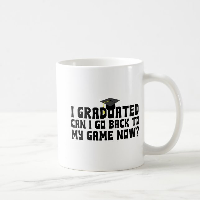 Kan jag gå tillbaka till mitt spel nu skolnummer? kaffemugg (Höger)