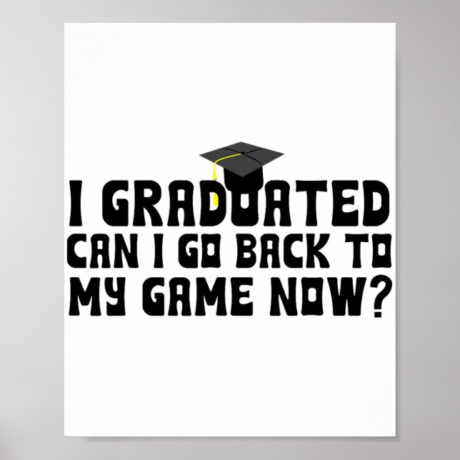 Kan jag gå tillbaka till mitt spel nu skolnummer? poster (Framsidan)