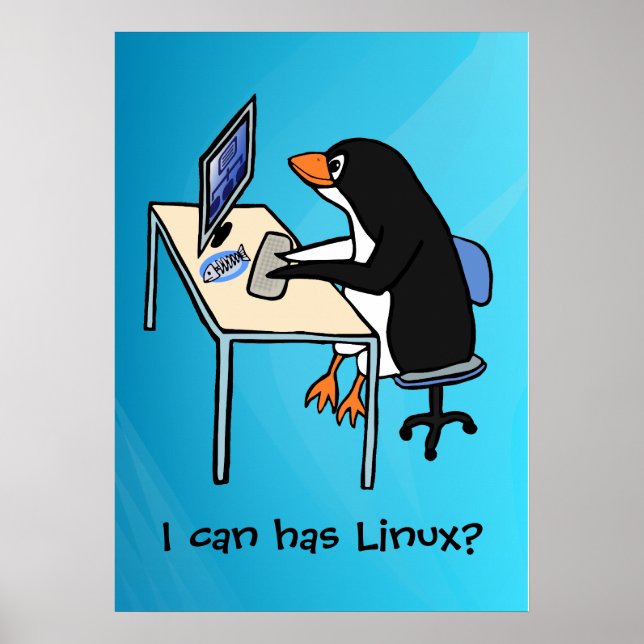 Kan jag ha Linux? Poster (Framsidan)