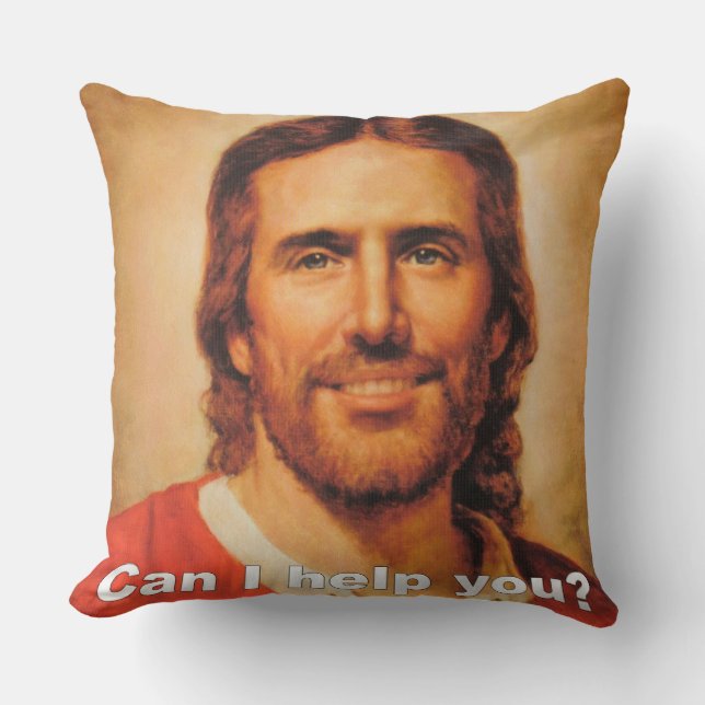 Kan jag hjälpa dig? kudde (Framsida)