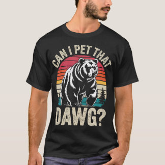 Kan jag klappa den där hunden Hiker Djurälskare Ro T Shirt