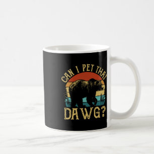 Kan jag klappa den där hunden Rolig Dawg Björn Mem Kaffemugg