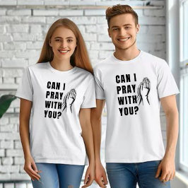 Kan jag pray med dig? - Praying Händer Unisex T Shirt