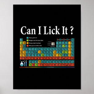 Kan jag Slicka det Periodiska Bord-läraren Student Poster