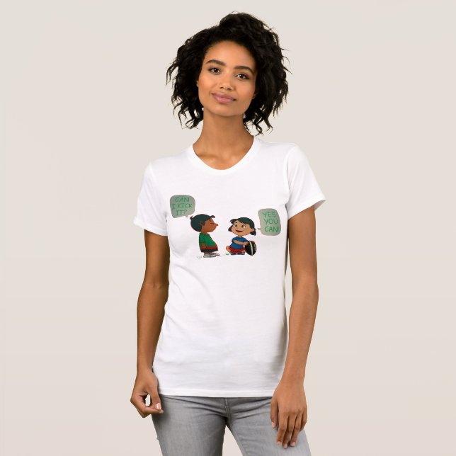 Kan jag spara den? Väsentlig T Shirt (Hel framsida)