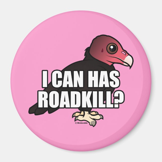 Kan jag ta hand om Roadkill? Magnet (Framsidan)