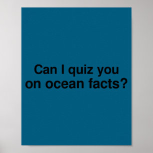 Kan jag testa dig på havsfakta poster