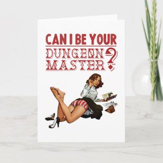 Kan jag vara din Dungeon-mästare? Kort