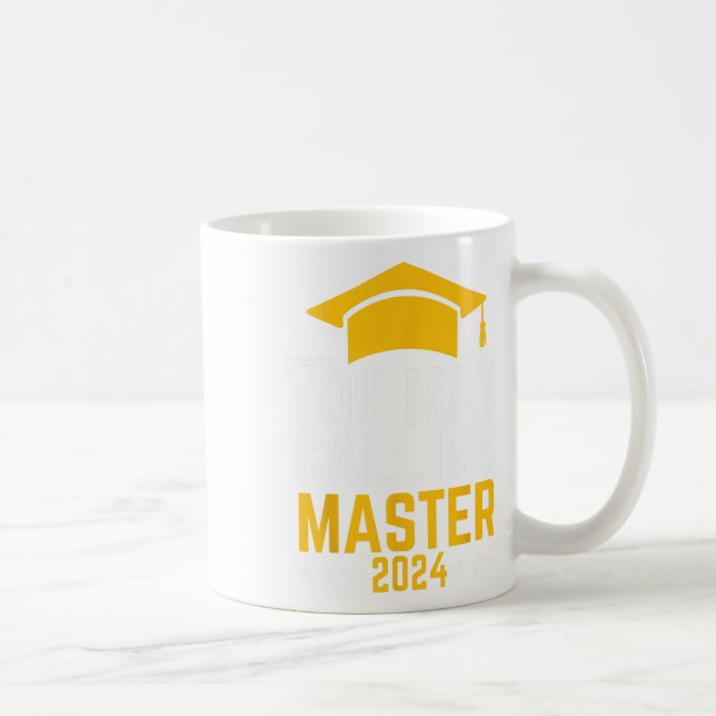 Kan kalla mig Master 2024 Masters i Studenten Kaffemugg (Höger)