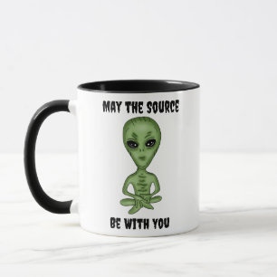 Kan källan vara med dig Alien Extra Terrest Mugg