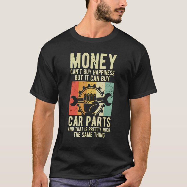 Kan köpa bildelar Billguy bilmekaniker T Shirt (Framsida)