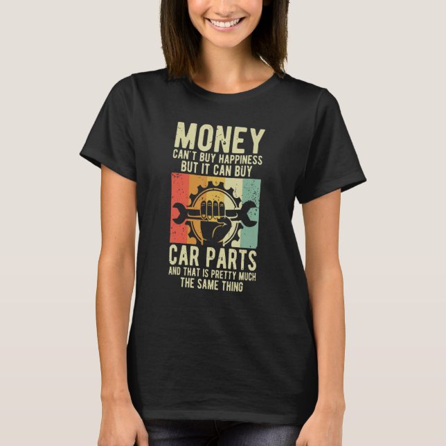 Kan köpa fordonsdelar, bil-automatmekanism t shirt (Framsida)