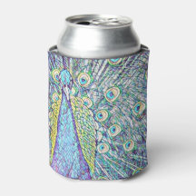 Kan kylas med turkos Peacock Design