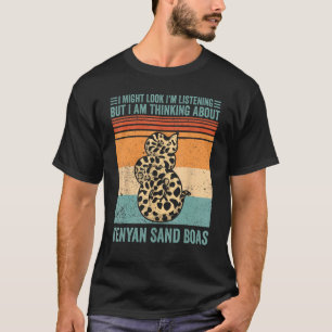 Kan lyssna på att tänka på Kenyan Sand Boas Snake  T Shirt